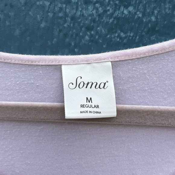 Soma Pajama Set Sparkle Like Champagne Size Medium Soft Sleepwear Lounge - Picture 3 of 8